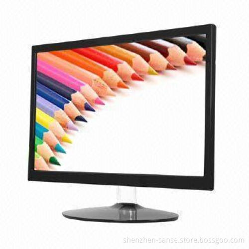 24-inch LED Monitor, Slim and Simple Design, VGA/Speaker/DVI/HDMI Option, VESA, High-glossy Bezel